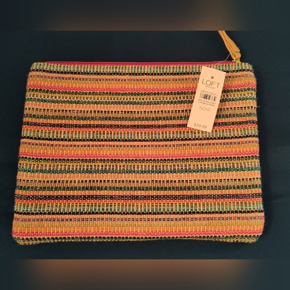 Loft Outlet multi color clutch
